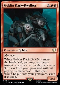 Goblin Dark-Dwellers⁣ - Commander: The Lord of the Rings: Tales of Middle-earth⁣ (Rare)⁣ [219]