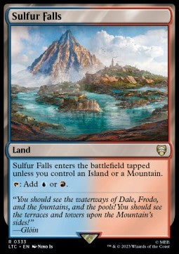 Sulfur Falls⁣ - Commander: The Lord of the Rings: Tales of Middle-earth⁣ (Rare)⁣ [333]