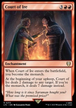 Court of Ire⁣ - Commander: The Lord of the Rings: Tales of Middle-earth⁣ (Rare)⁣ [213]