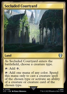 Secluded Courtyard⁣ - Commander: The Lord of the Rings: Tales of Middle-earth⁣ (Uncommon)⁣ [330]
