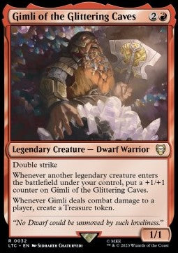 Gimli of the Glittering Caves⁣ - Commander: The Lord of the Rings: Tales of Middle-earth⁣ (Rare)⁣ [32]