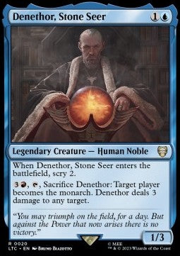 Denethor, Stone Seer⁣ - Commander: The Lord of the Rings: Tales of Middle-earth⁣ (Rare)⁣ [20]