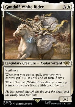 Gandalf, White Rider (V.1)⁣ - The Lord of the Rings: Tales of Middle-earth: Extras⁣ (Rare)⁣ [290]