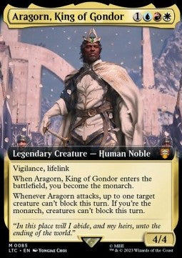 Aragorn, King of Gondor⁣ - Commander: The Lord of the Rings: Tales of Middle-earth: Extras⁣ (Mythic)⁣ [85]