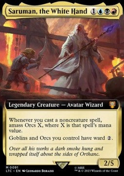 Saruman, the White Hand⁣ - Commander: The Lord of the Rings: Tales of Middle-earth: Extras⁣ (Mythic)⁣ [91]