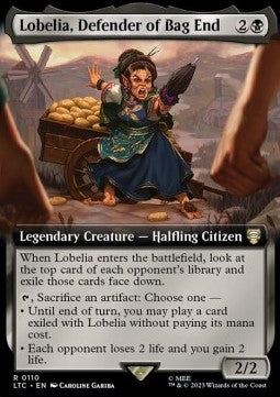 Lobelia, Defender of Bag End⁣ - Commander: The Lord of the Rings: Tales of Middle-earth: Extras⁣ (Rare)⁣ [110]
