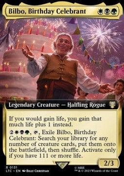Bilbo, Birthday Celebrant⁣ - Commander: The Lord of the Rings: Tales of Middle-earth: Extras⁣ (Rare)⁣ [131]