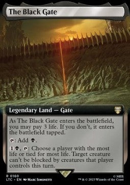 The Black Gate⁣ - Commander: The Lord of the Rings: Tales of Middle-earth: Extras⁣ (Rare)⁣ [160]