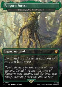 Yavimaya, Cradle of Growth (V.1)⁣ - Commander: The Lord of the Rings: Tales of Middle-earth: Extras⁣ (Mythic)⁣ [377]