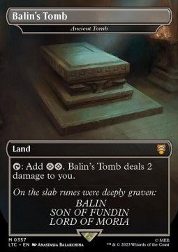 Ancient Tomb (V.1)⁣ - Commander: The Lord of the Rings: Tales of Middle-earth: Extras⁣ (Mythic)⁣ [357]