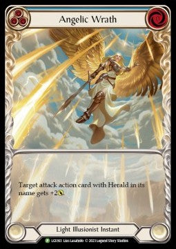 Angelic Wrath (Blue) (Extended Art Rainbow Foil)⁣ - LGS Promos⁣ (Promo)⁣ [163]
