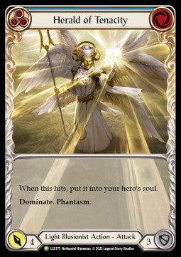 Herald of Tenacity (Blue) (Extended Art Rainbow Foil)⁣ - LGS Promos⁣ (Promo)⁣ [175]