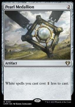 Pearl Medallion⁣ - Commander Masters⁣ (Rare)⁣ [401]