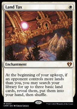 Land Tax⁣ - Commander Masters⁣ (Mythic)⁣ [37]