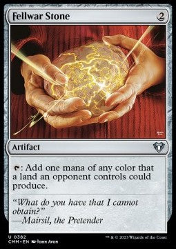 Fellwar Stone⁣ - Commander Masters⁣ (Uncommon)⁣ [382]