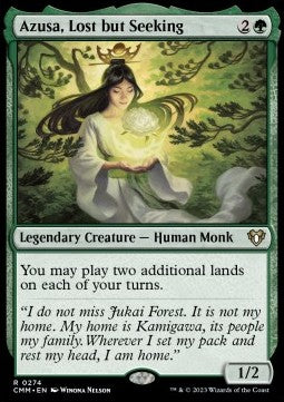 Azusa, Lost but Seeking⁣ - Commander Masters⁣ (Rare)⁣ [274]