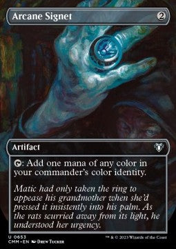 Arcane Signet⁣ - Commander Masters: Extras⁣ (Uncommon)⁣ [653]