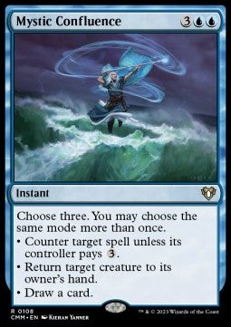 Mystic Confluence⁣ - Commander Masters⁣ (Rare)⁣ [108]
