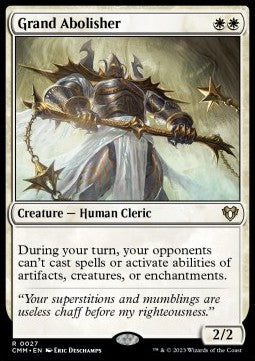Grand Abolisher⁣ - Commander Masters⁣ (Rare)⁣ [27]