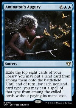 Aminatou's Augury⁣ - Commander Masters⁣ (Rare)⁣ [73]