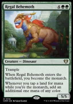 Regal Behemoth⁣ - Commander Masters⁣ (Rare)⁣ [316]