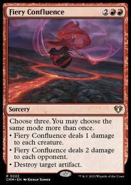 Fiery Confluence⁣ - Commander Masters⁣ (Rare)⁣ [222]