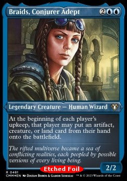 Braids, Conjurer Adept⁣ - Commander Masters: Extras⁣ (Rare)⁣ [481]