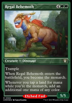 Regal Behemoth (V.1)⁣ - Commander Masters: Extras⁣ (Rare)⁣ [569]