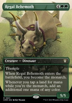 Regal Behemoth (V.2)⁣ - Commander Masters: Extras⁣ (Rare)⁣ [651]