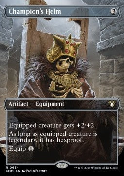 Champion's Helm (V.2)⁣ - Commander Masters: Extras⁣ (Rare)⁣ [654]
