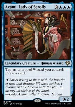 Azami, Lady of Scrolls⁣ - Commander Masters⁣ (Rare)⁣ [74]