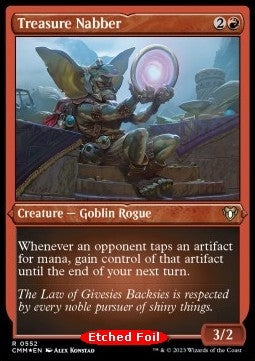 Treasure Nabber (V.1)⁣ - Commander Masters: Extras⁣ (Rare)⁣ [552]