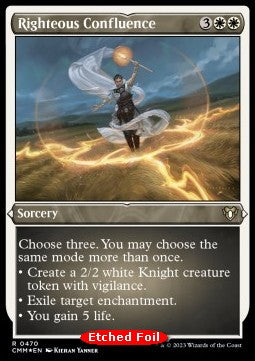 Righteous Confluence⁣ - Commander Masters: Extras⁣ (Rare)⁣ [470]