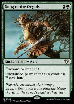 Song of the Dryads⁣ - Commander Masters⁣ (Rare)⁣ [324]
