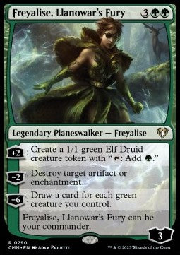 Freyalise, Llanowar's Fury⁣ - Commander Masters⁣ (Rare)⁣ [290]