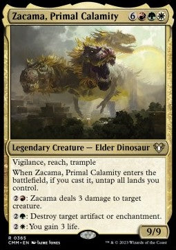 Zacama, Primal Calamity⁣ - Commander Masters⁣ (Rare)⁣ [365]