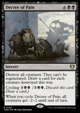 Decree of Pain⁣ - Commander Masters⁣ (Rare)⁣ [148]