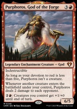 Purphoros, God of the Forge⁣ - Commander Masters⁣ (Mythic)⁣ [246]