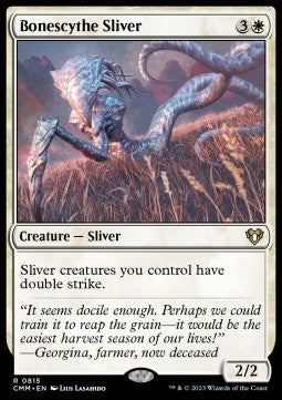 Bonescythe Sliver⁣ - Commander Masters: Extras⁣ (Rare)⁣ [815]
