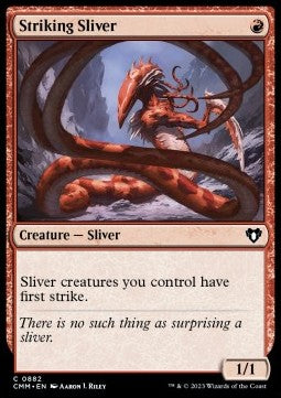 Striking Sliver⁣ - Commander Masters: Extras⁣ (Common)⁣ [882]
