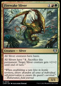 Firewake Sliver⁣ - Commander Masters: Extras⁣ (Uncommon)⁣ [923]