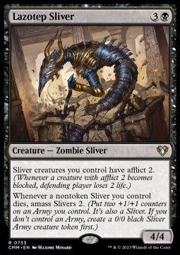 Lazotep Sliver⁣ - Commander Masters: Extras⁣ (Rare)⁣ [733]