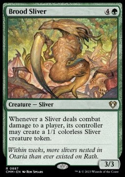 Brood Sliver⁣ - Commander Masters: Extras⁣ (Rare)⁣ [887]