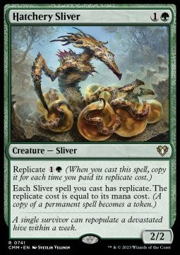 Hatchery Sliver⁣ - Commander Masters: Extras⁣ (Rare)⁣ [741]