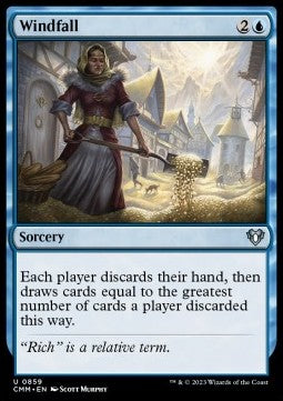 Windfall⁣ - Commander Masters: Extras⁣ (Uncommon)⁣ [859]