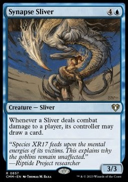 Synapse Sliver⁣ - Commander Masters: Extras⁣ (Rare)⁣ [857]