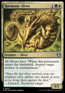 Harmonic Sliver⁣ - Commander Masters: Extras⁣ (Uncommon)⁣ [924]