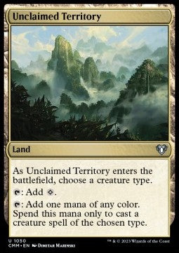 Unclaimed Territory - Commander Masters: Extras (Uncommon) [XCMM-1050]