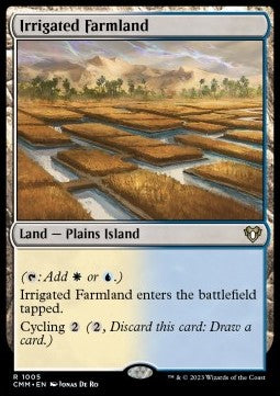 Irrigated Farmland⁣ - Commander Masters: Extras⁣ (Rare)⁣ [1005]