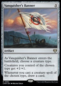 Vanquisher's Banner⁣ - Commander Masters: Extras⁣ (Rare)⁣ [982]